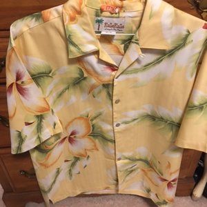 Men's 100% Silk S/S Shirt Size M
